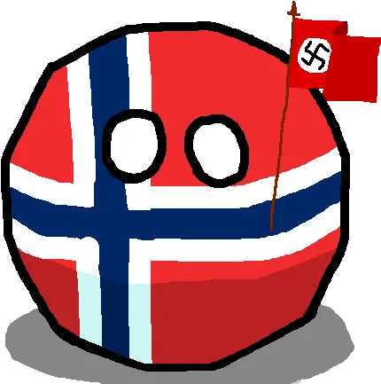  Nazi Norwayball Countryballs Norway Png Nazi Png