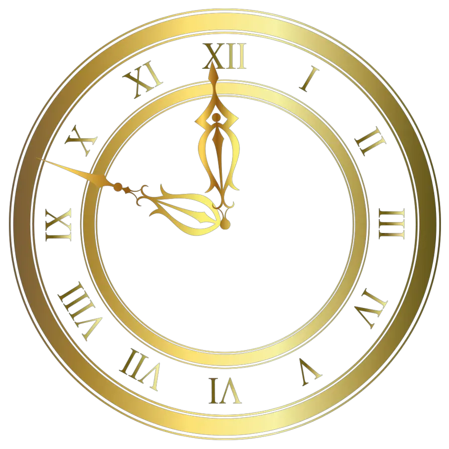  Download Steampunk Clipart Gold Fancy Clock Transparent Background Png Clock Transparent Background