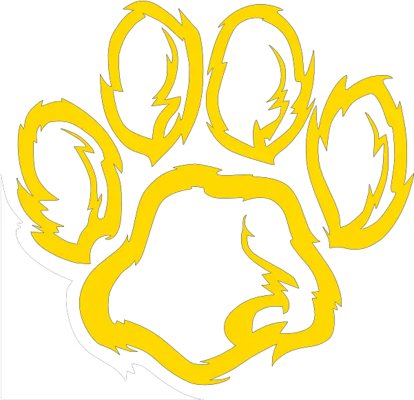  Golden Paw Print Clip Art Free Image Mt Si Wildcats Logo Png Paw Print Logo