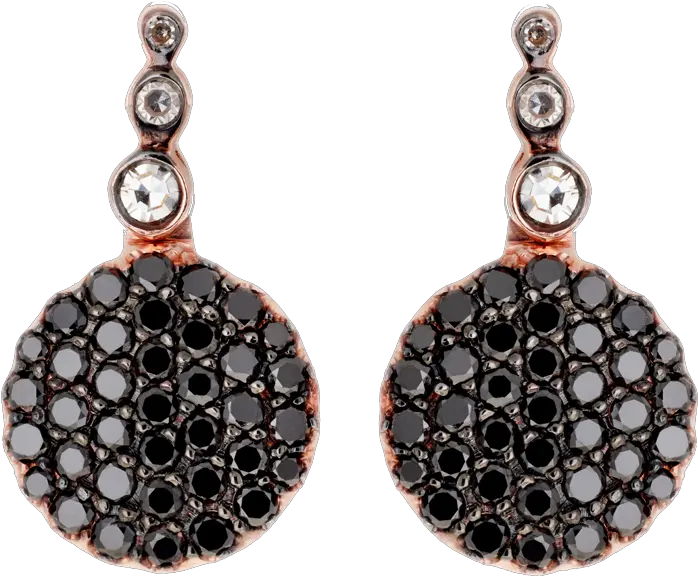  Selim Mouzannarbeirutblackdiamondearringbt10412b11rp2 Earrings Png Diamond Earring Png