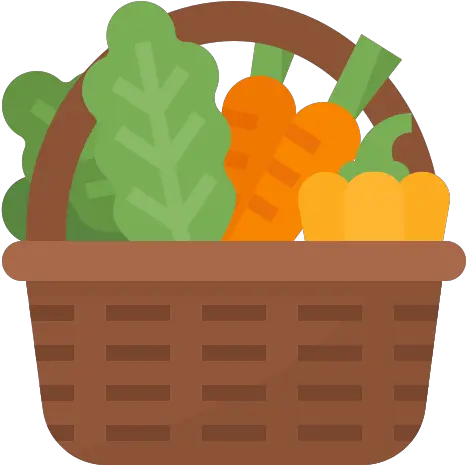  Vegetables Free Food Icons Vector Fruits And Vegetables Basket Icon Png Fruit And Vegetable Icon