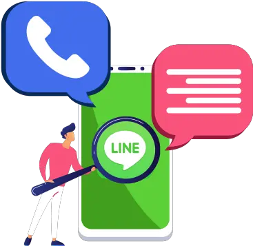  Line Spy App Monitor Line Messenger Chat With Ogymogy Language Png Running App Icon