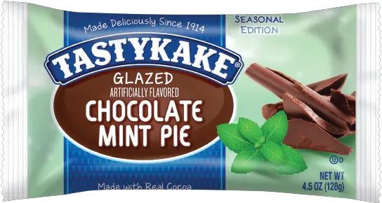  Chocolate Mint Glazed Pie Tastykake Tastykake Flavored Pies Png Pie Png