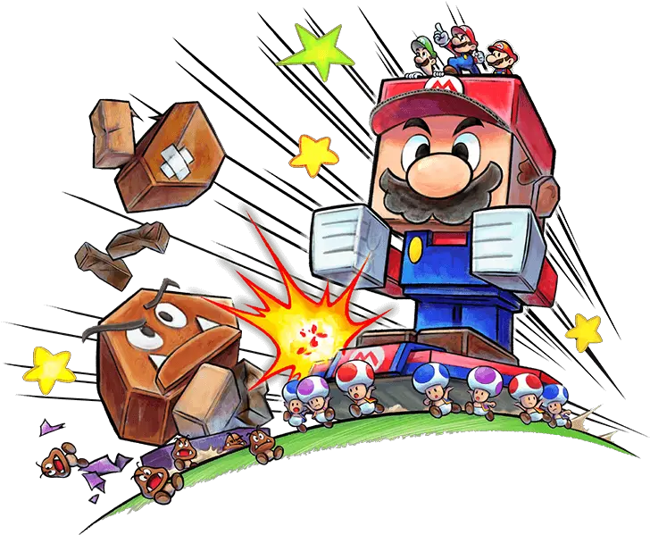  Mario Luigi Paper Jam Mario Luigi Paper Jam Png Mario And Luigi Transparent