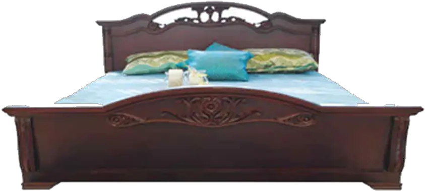  Flower Style Box Bed Dark Chocolate Evaly Limited Bed Frame Png Flower Bed Png