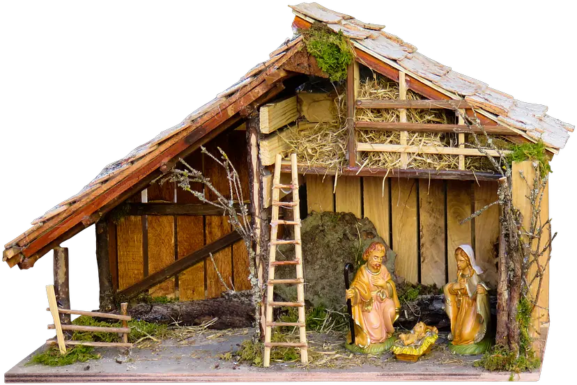  Religion Christmas Crib Free Photo On Pixabay Crib House For Christmas Png Crib Png