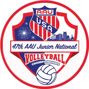  Aau Volleyball Png Volleyball Logo