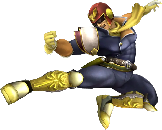  Wii Super Smash Bros Brawl Captain Falcon 2 Trophy Cartoon Png Captain Falcon Png