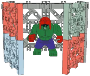  Leocad Hulk In Prison Video Tutoriallessonxiii Hulk Png Hulk Png