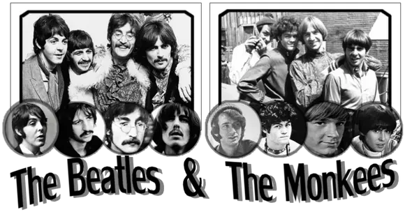  What Did The Beatles Think Of Monkees Quora Beatles And The Monkees Png The Beatles Png