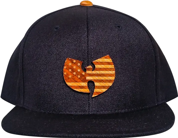  Black Wu Tang Snapback Hat U2013 Wood Brim Hats Baseball Cap Png Wu Tang Png