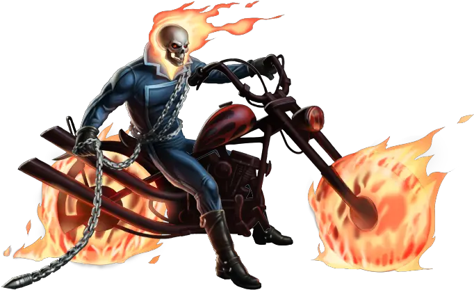  Ghost Rider Motorcycle Comic Png Ghost Rider Marvel Avengers Alliance Ghost Rider Transparent