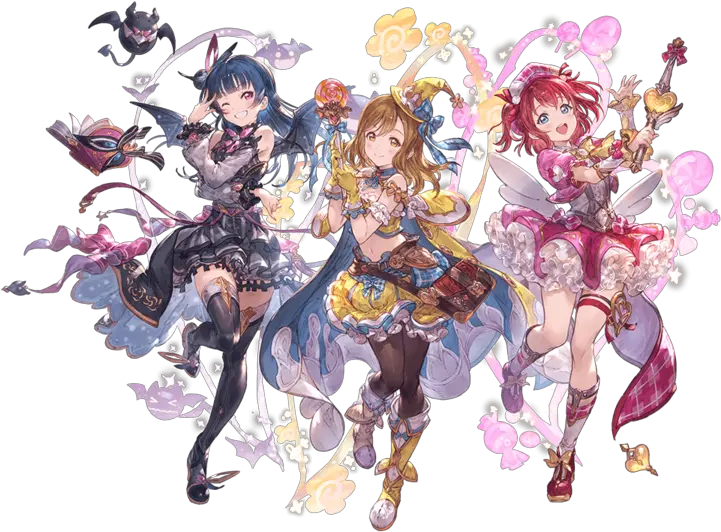  Aqours First Years Apng Anime Fantasy Fan Art Love Live Png