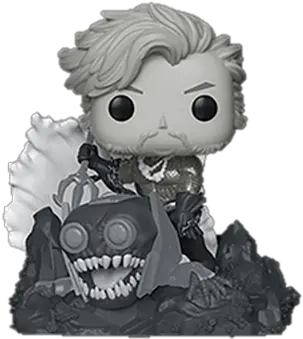  Covetly Funko Pop Heroes Aquaman Deluxe Black U0026 White 254 Funko Pop Aquaman Png Monster Hunter World Skull Icon