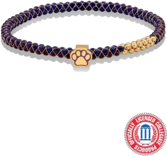  Halo Lsu Bangle Bracelet Solid Png Tiger Paw Png