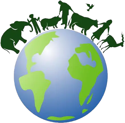  Download Vegan Peace People Walking On Earth Png Image People And Animals On Earth Earth Emoji Png