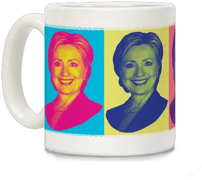  Hillary Clinton Coffee Mugs Lookhuman Serveware Png Hillary Clinton Face Png