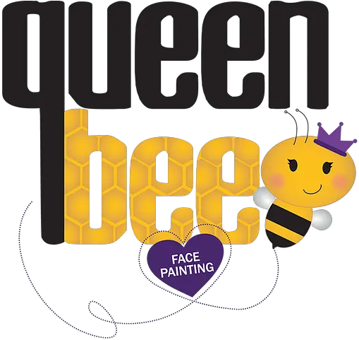  Queen Bee Face Painting Graphic Design Png Queen Bee Png