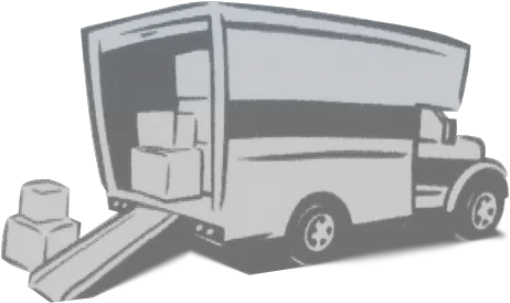  White Moving Truck Transparent Png Black And White Moving Truck Moving Truck Png