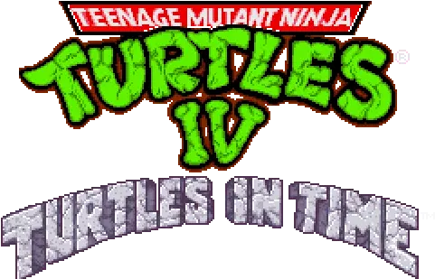  Teenage Mutant Ninja Turtles Iv Teenage Mutant Ninja Turtles Turtles In Time Logo Png Ninja Turtle Logo