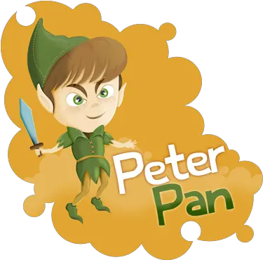  Kids Peter Pan Art Wall Decal Elf Png Peter Pan Silhouette Png