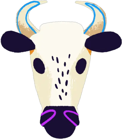  No I Voted Sticker Use This Face Filter Animal Figure Png Cow Face Icon