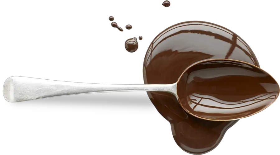  Liquid Melted Chocolate Png Chocolate On A Spoon Chocolate Png