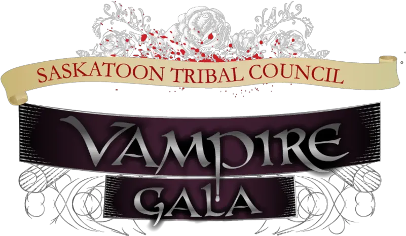  Vampire Gala Calligraphy Png Vampire Logo