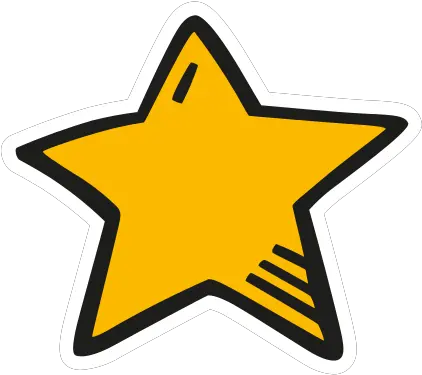  Star Free Icon Of Space Hand Drawn Color Sticker Star Icon Png Color Stickers Png