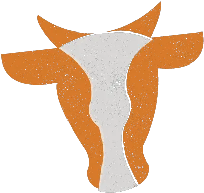  Cow Logo Seperate Orange Illustration Png Cow Logo