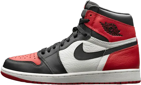  Nike Air Jordan 1 Bred Toe Jordan 1 White Black Blue Png Air Jordan Logo Png