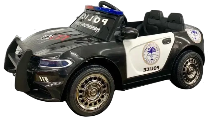  Custom Police Car 12v Kids Ride Roadster Png Police Car Transparent