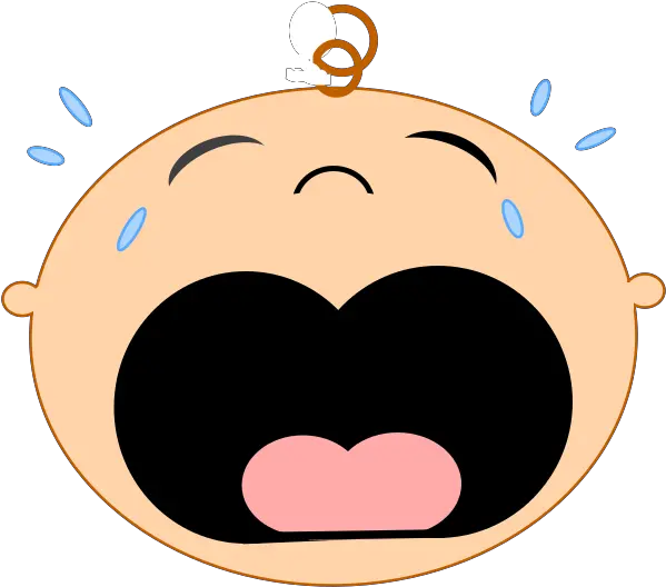  Crying Baby 3 Svg Clipart Dot Png Crying Baby Icon