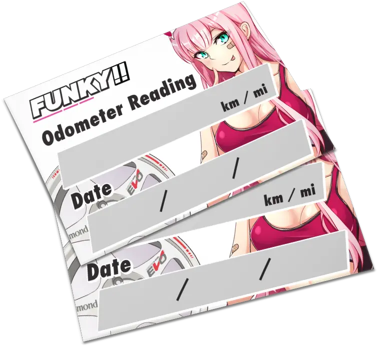  Mech Zero Two Oil Change Sticker Horizontal Png Oil Change Png