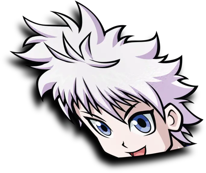  Killua Peeker Sticker Fictional Character Png Killua Transparent