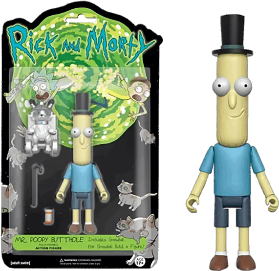  Rick And Morty Mr Poopy Butthole 5 Action Figure Rick And Morty Funko Figures Png Rick Sanchez Png