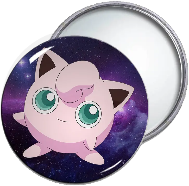  Jigglypuff Round Pocket Mirror Pokemon Jigglypuff Png Jigglypuff Png