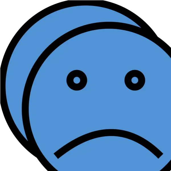  Blue Sad Face Png Svg Clip Art For Web Download Clip Art Dot Sleep Face Icon