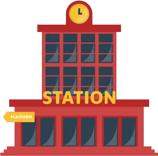  Free Icon Train Station Vector Png Train Station Icon Vector