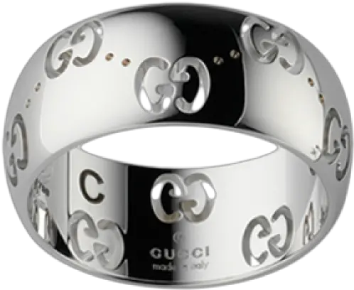  White Gold Solid Png Gucci Icon Bracelet