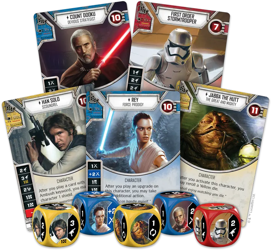  Star Wars Destiny In Outpost Star Wars Destiny Game Png Count Dooku Png