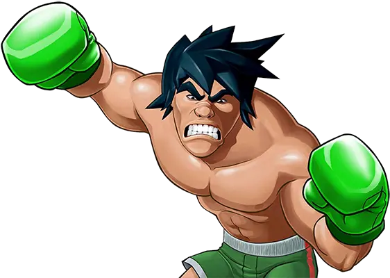  Little Mac También Llega A Super Smash Bros Atomix Punch Out Wii Characters Png Little Mac Png