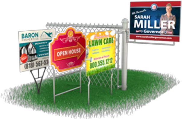  Yard Signs Png Large Format Sign Real Estate Sign Png