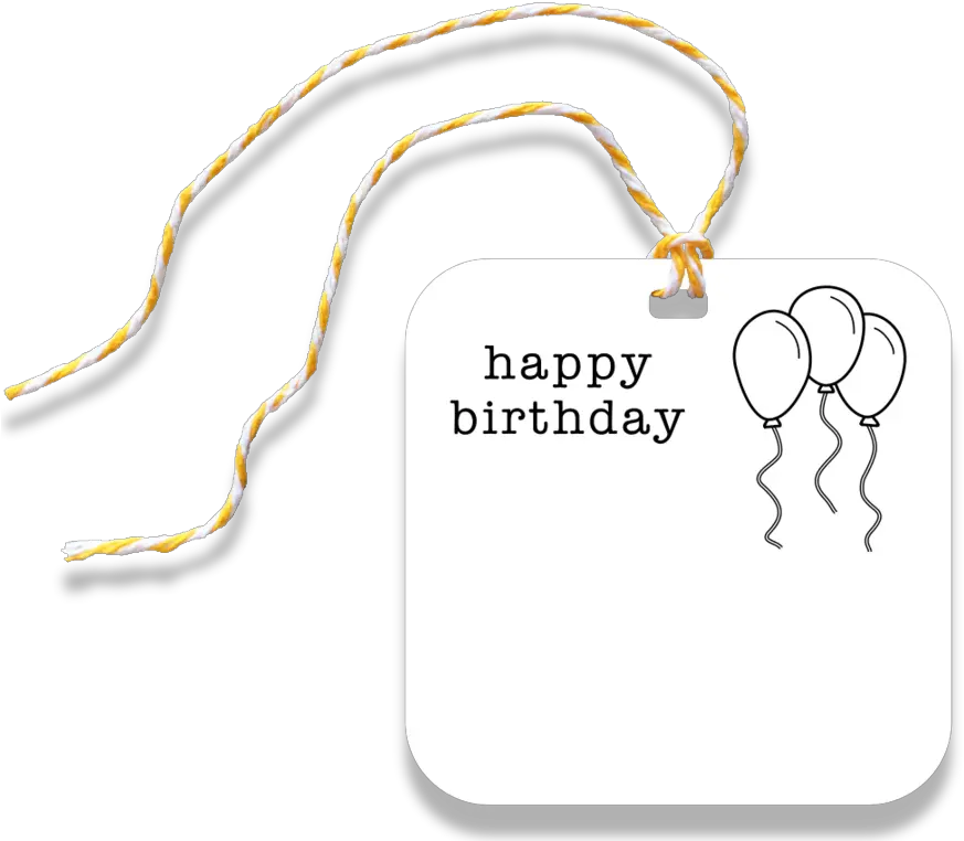  Birthday Gift Tag Illustration Png Gift Tag Png