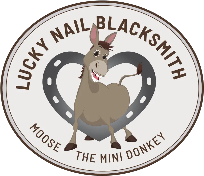  Blacksmith And A Donkey Cartoon Png Blacksmith Logo