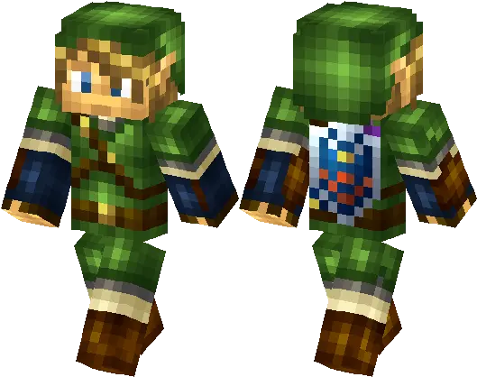  Legend Of Zelda Toon Link Skin Minecraft Hub Best Minecraft Skins Png Toon Link Png