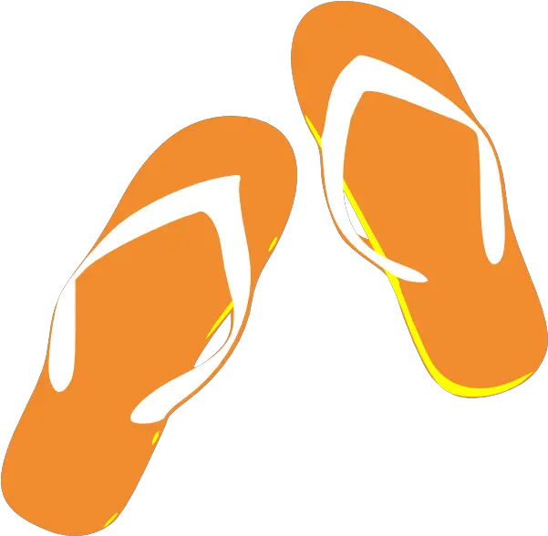  Orange Flip Flops Clip Art Vector Clip Art Flip Flop Cartoonss Png Flip Flop Png