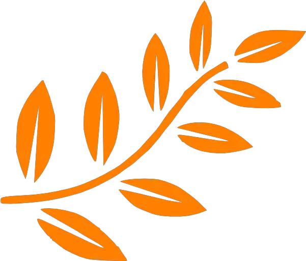  Orange Leaf Branch Clip Art Vector Clip Art Tree Branch Clip Art Png Leaf Silhouette Png