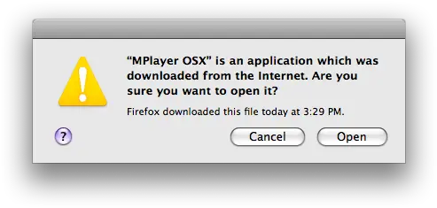  Chapter Installing Mplayeronmacosx Jubler Mac Warning Icon Png Windows Warning Icon