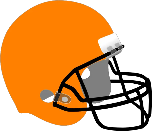  Black Football Helmet Transparent Png Orange Football Helmet Clipart Football Laces Png